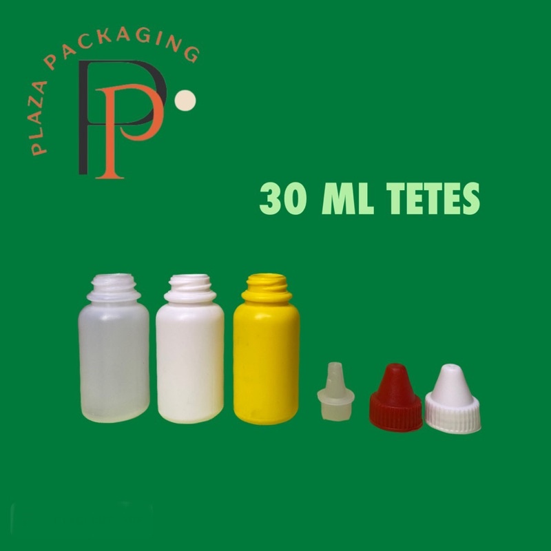 Jual BOTOL 30 ML TETES HDPE (natural, putih, kuning) | Shopee Indonesia