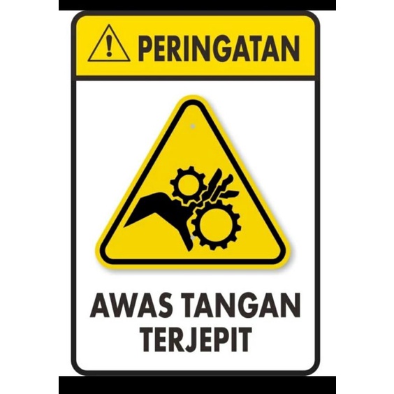 Jual STIKER VINYL AWAS TERJEPIT | Shopee Indonesia