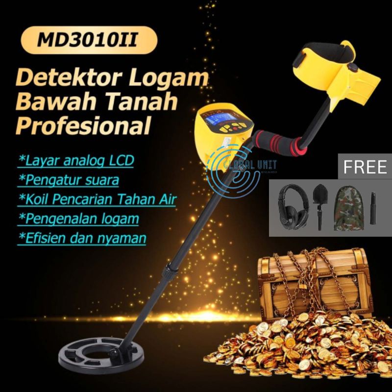 Jual Original MD-3010II Pendeteksi Emas Logam - MD3010II Digital Gold ...