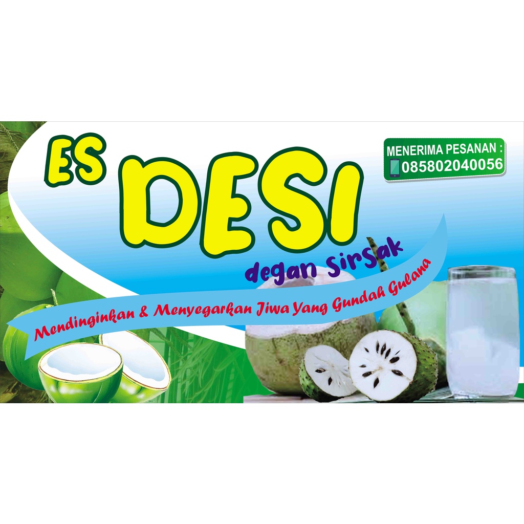 Jual CETAK SPANDUK BANNER FLEXY MURAH (FREE DESAIN) | Shopee Indonesia