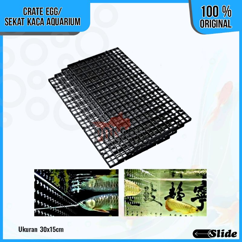 Jual CRATE EGG BRAKET PEMBATAS SEKAT KACA CORAL FRAG AQUARIUM AQUASCAPE
