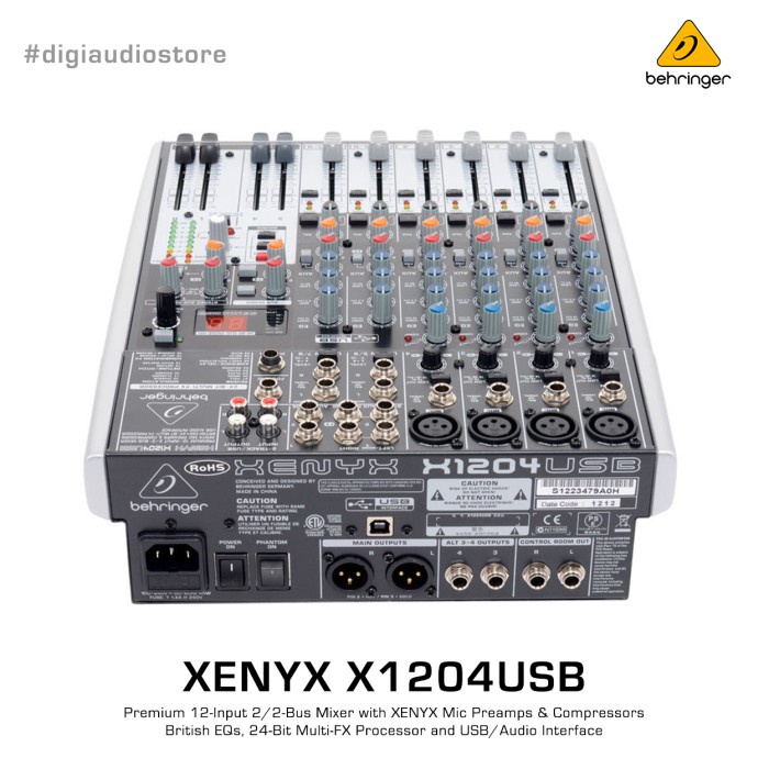 Jual Audio Mixer Behringer Xenyx X1204 Usb ( X 1204 Usb ) With ...