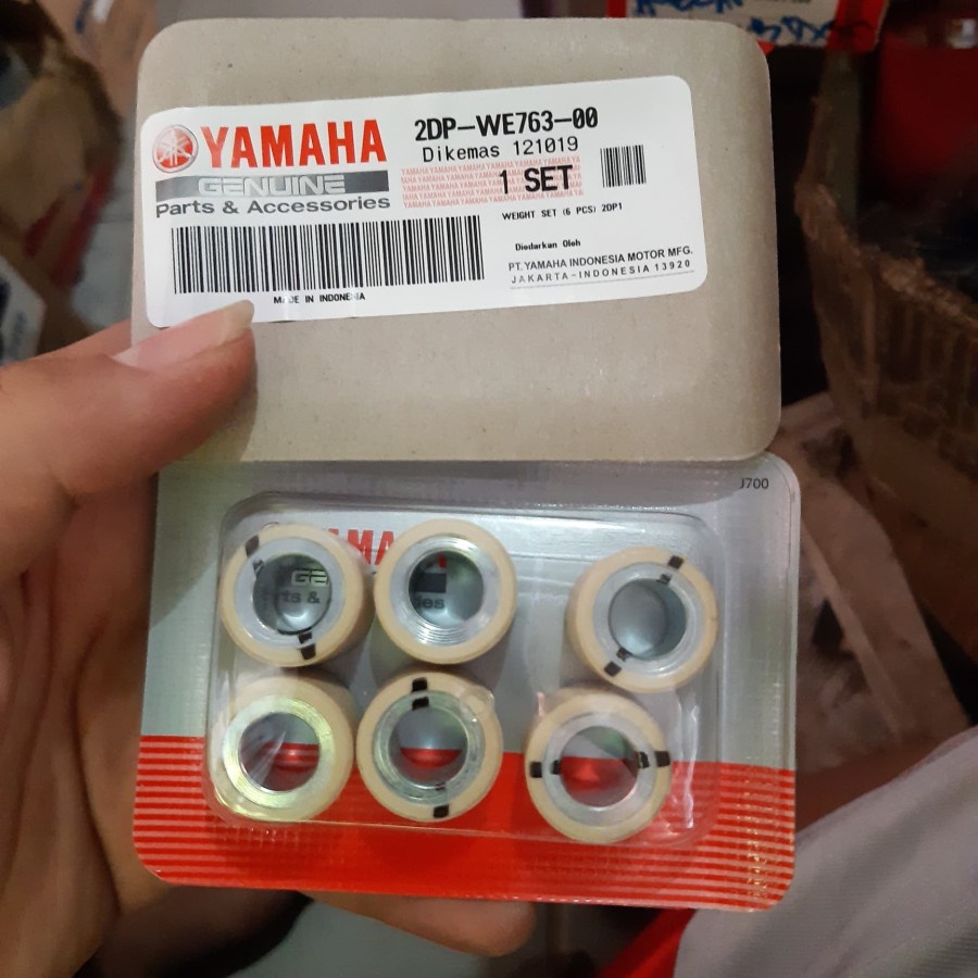Jual Roller Roler Set 11 GR Yamaha Aerox 155, LEXI, XEON, XRide 125 B3F We763 00 I.121296005