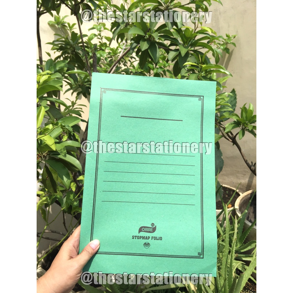 Jual Stopmap Kertas Folio Orire Map Kertas Pack Isi Lembar Shopee Indonesia