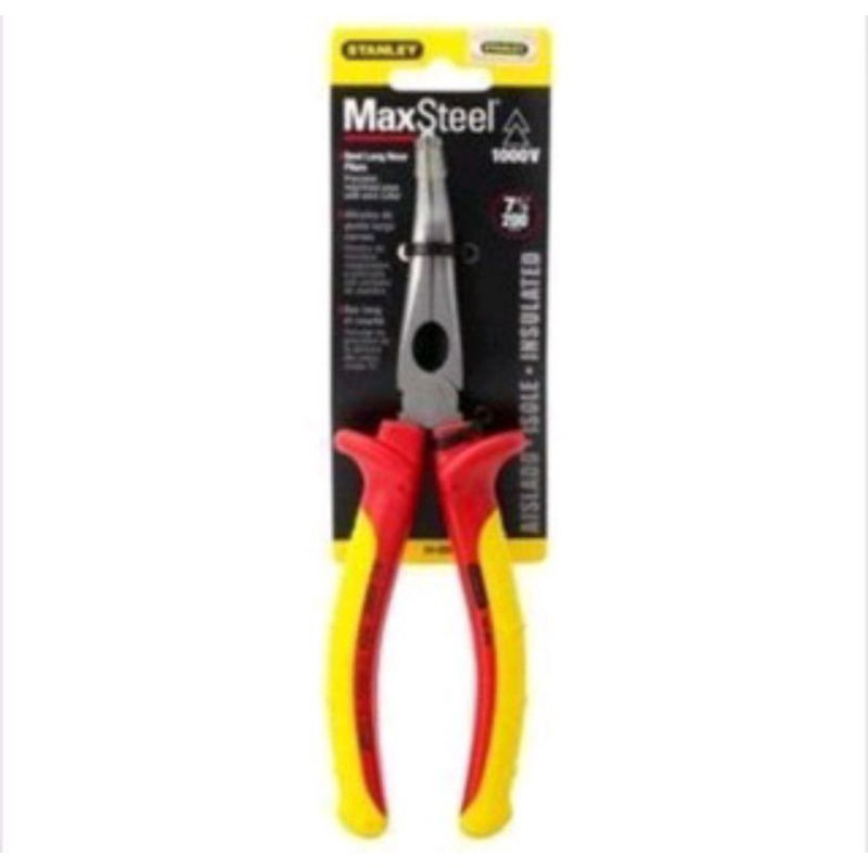 Jual Tang VDE 8" / 200mm Bend Long Nose Pliers ( 84008 ) Stanley