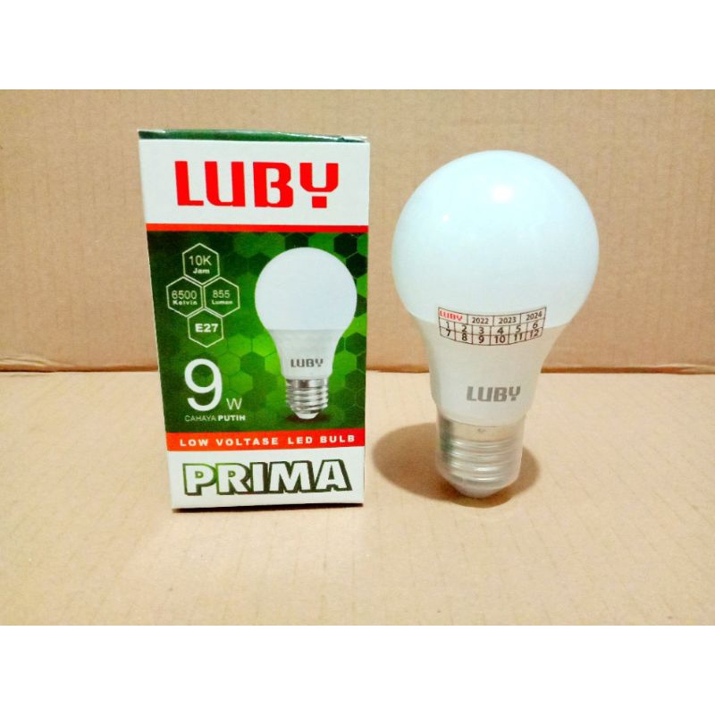 Jual LAMPU LED LUBY PRIMA 9W LED BULB CAHAYA PUTIH | Shopee Indonesia