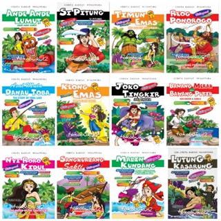 Buku Cerita Rakyat Nusantara Bilingual Full Colour - SJ