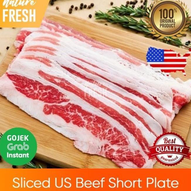 Jual DAGING SAPI LAPIS SLICE HALAL US BEEF SLICED SHORT PLATE YOSHINOYA ...