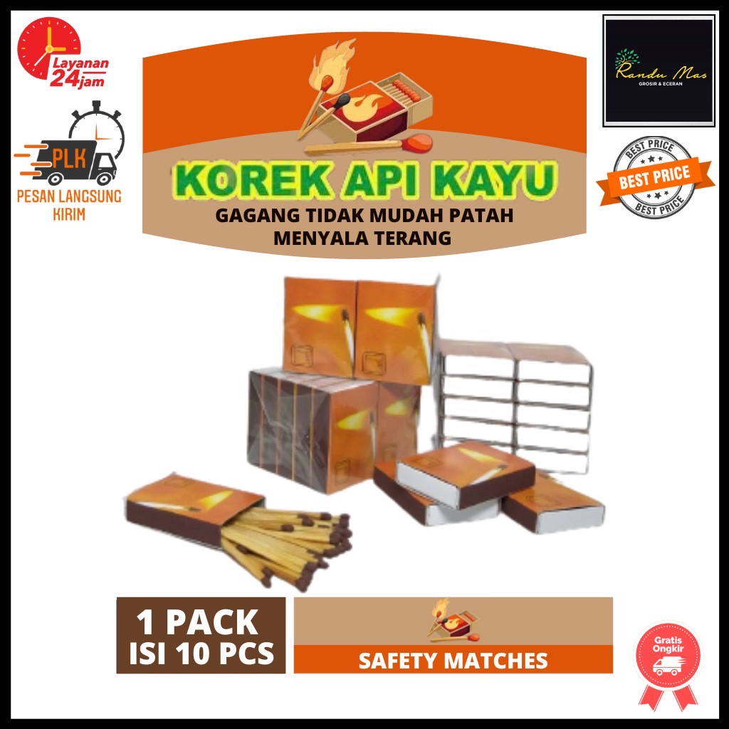 Jual Korek Api Kayu Batang Jress Jadul Isi 10 Pcs | Shopee Indonesia