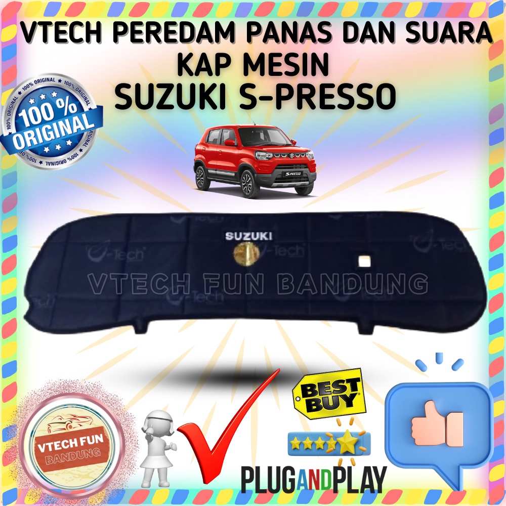 Jual Vtech Peredam Panas Dan Suara Kap Mesin Suzuki S Presso Hitam