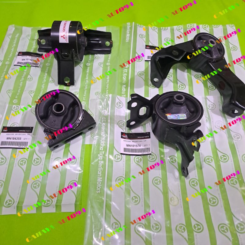 Jual engine mounting set 4pc kiri kanan depan belakang mitsubishi ...