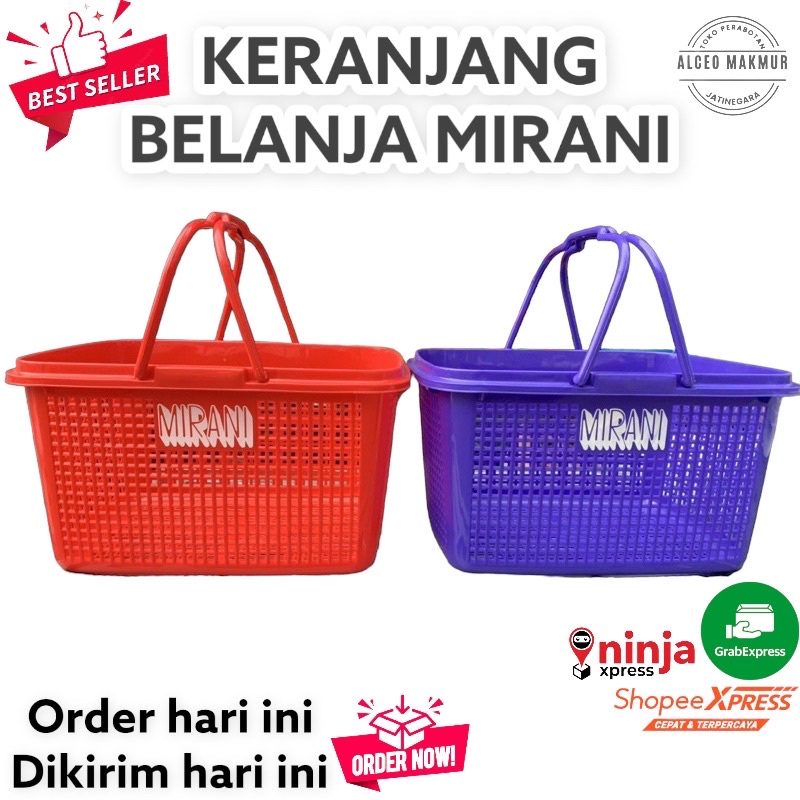 Jual Mirani Keranjang Belanja Mirani Keranjang Plastik Shopee Indonesia 4998