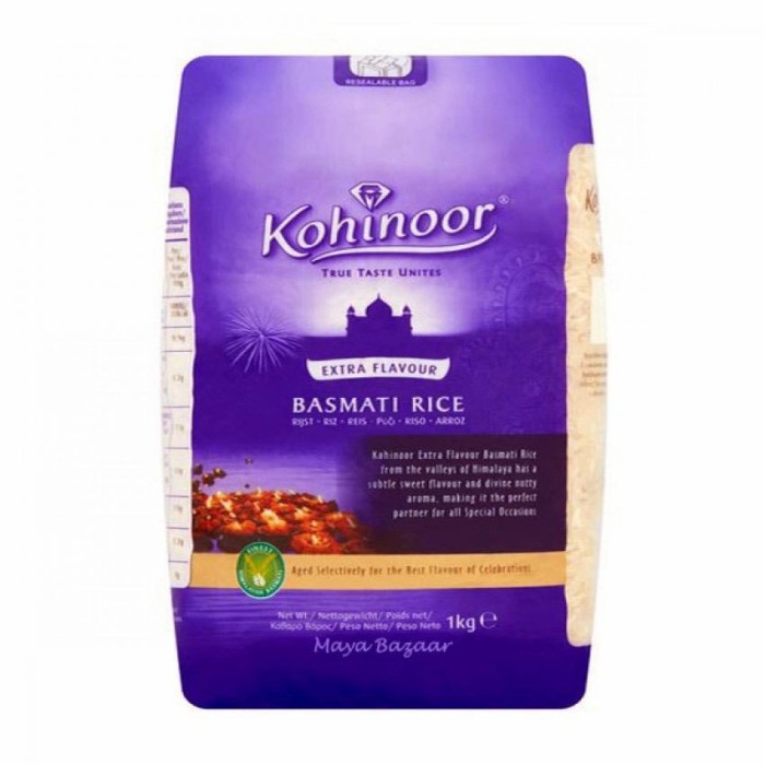 Jual Kohinoor Extra Flavour Basmati Rice 1 Kg Shopee Indonesia