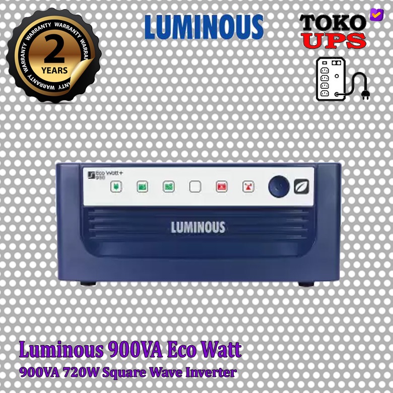 Jual Luminous EcoWatt 900VA 720W 12V Square wave Inverter Long Backup