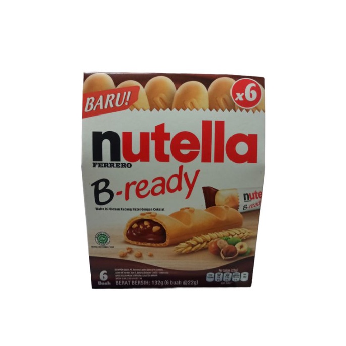 Jual Nutella B Ready Wafer Hazelnut Cokelat Box Isi Pcs Shopee