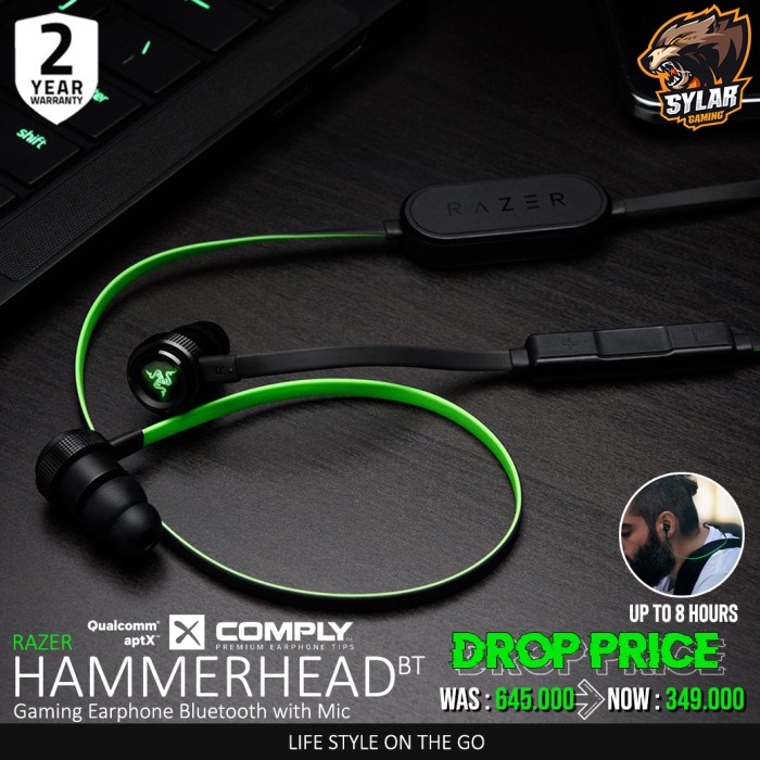 Jual Razer Hammerhead Bluetooth (BT) | Shopee Indonesia