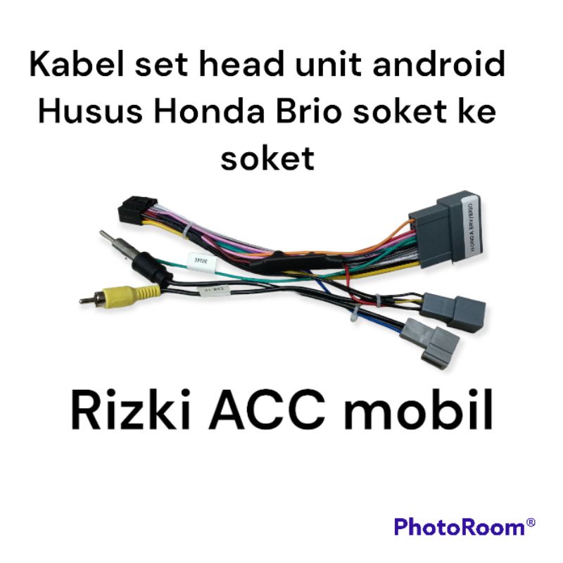 Jual Kabel Set Head Unit Android Soket Ke Soket Honda Brio Shopee Indonesia