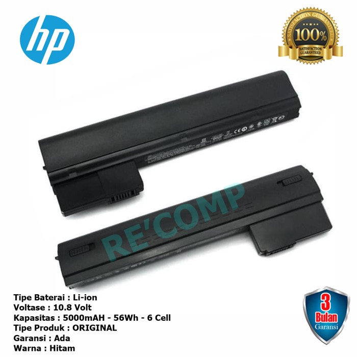 Jual Baterai Original Hp Mini 110 110-3500 210 210-2000 HSTNN-1BIY ED06 ...
