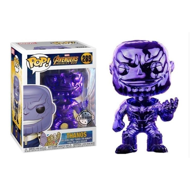Funko Pop! Avengers Infinity War THANOS [Purple Chrome] #289 [EXCLUSIVE  SUPER RARE!!!]