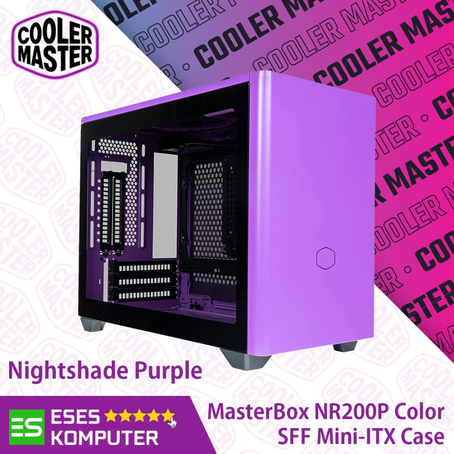 Jual Case Cooler Master MasterBox NR200P Color Nightsade Purple | Mini ...