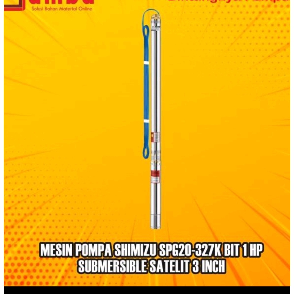 Jual POMPA AIR RENDAM CELUP SUMUR LISTRIK 1 HP 3 INCH + KABEL 50 METER ...