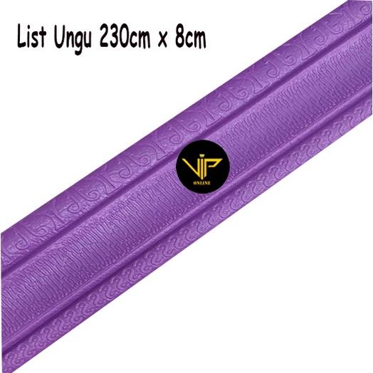 Jual VIP Wallpaper List Ungu Foam 3D Wallborder Foam 3D Stiker Dinding ...