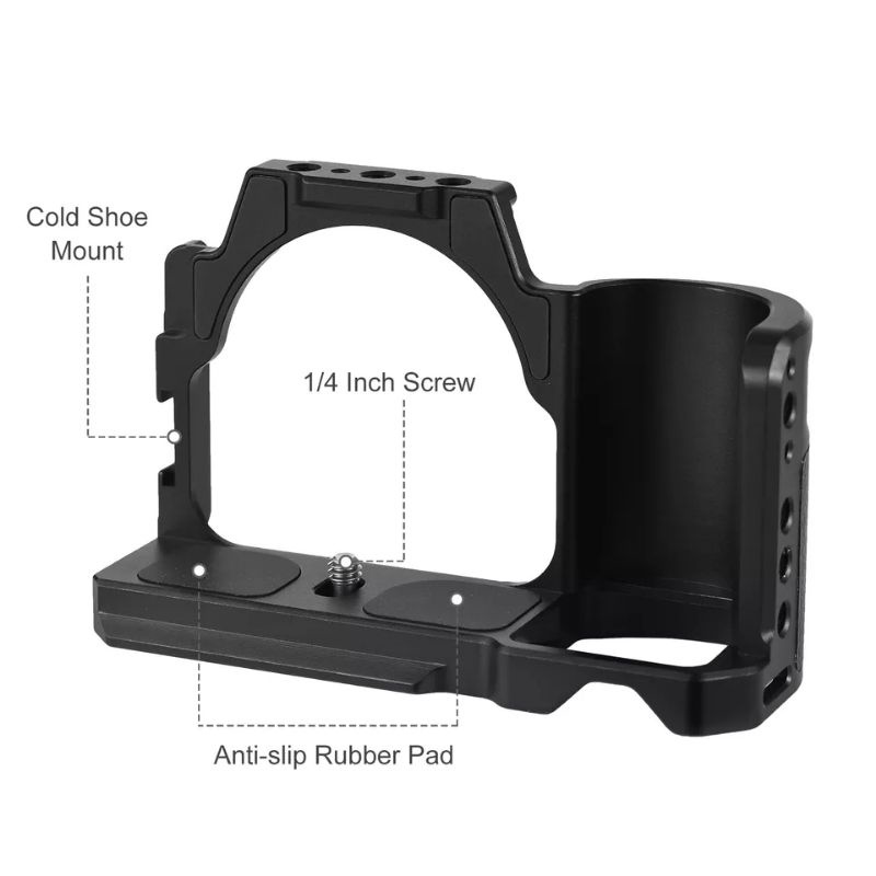 Jual andoer rig cage rubber silicone hand grip kamera camera sony ZVE10 ...