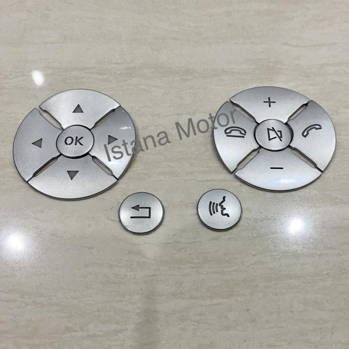 Jual Sticker Sticker Setir Mercedes W204 W212 Silver Plat | Shopee ...