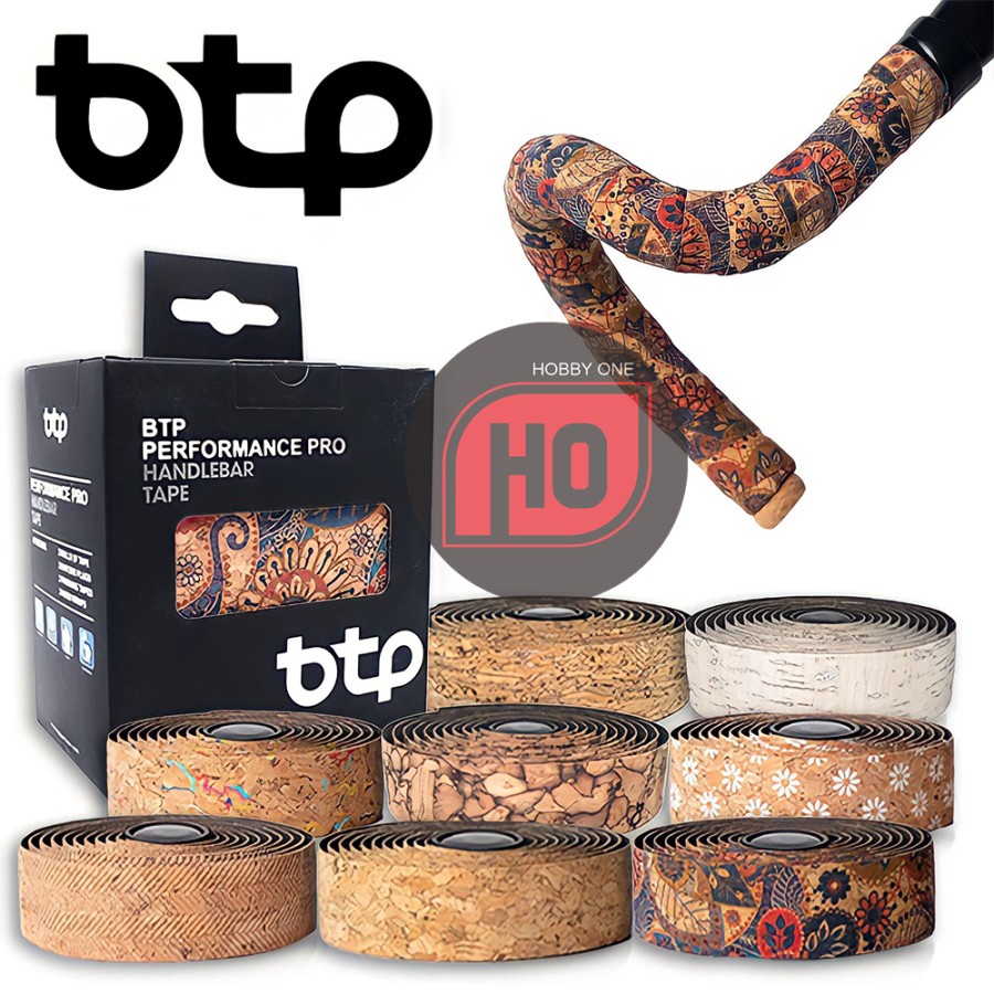 Jual BTP PERFORMANCE PRO Bar Tape NATURAL CORK HANDLEBAR TAPE Shopee Indonesia