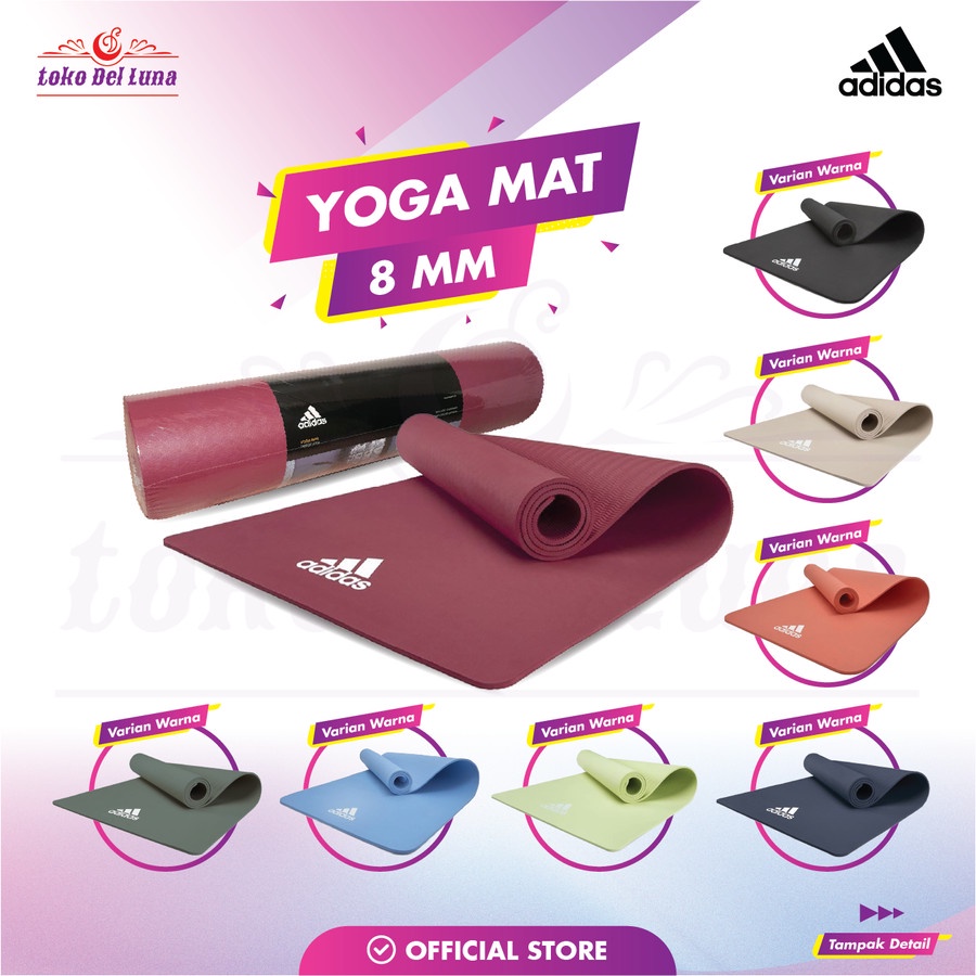 Jual ADIDAS Yoga Mat 8mm Shopee Indonesia