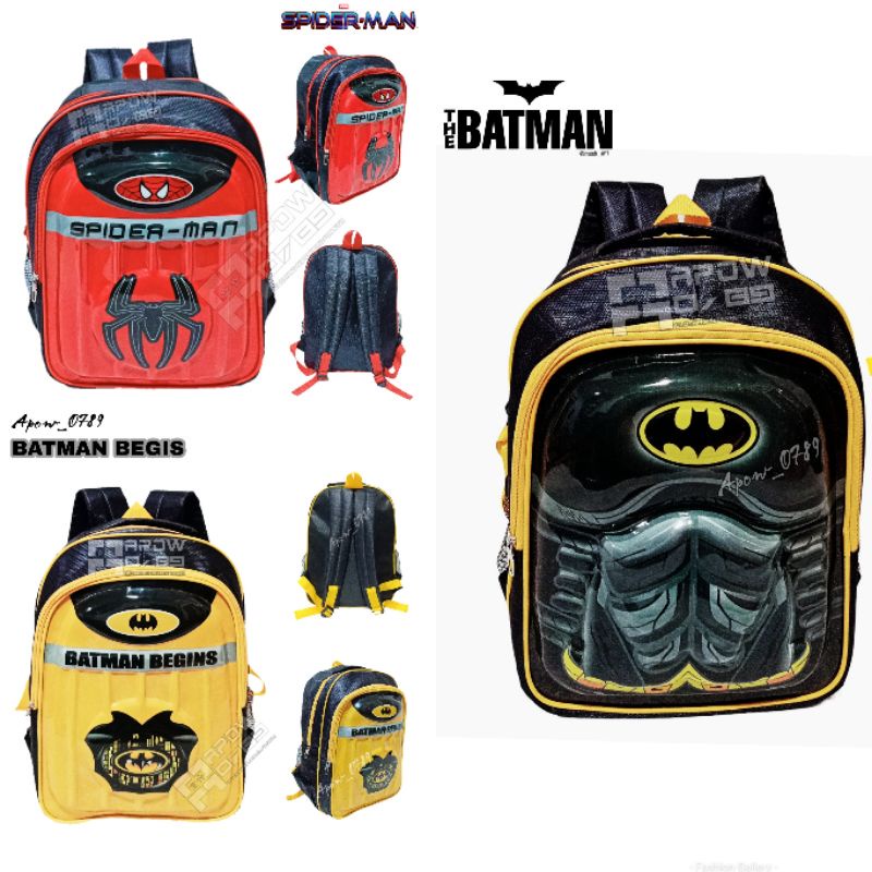 Jual GSFSHOP - RANSEL SEKOLAH ANAK TK PAUD LAMPU LED TIMBUL 3DIMENSI ...