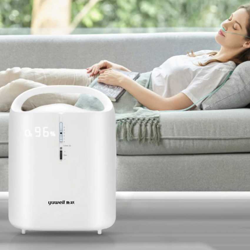 Jual Yuwell Mesin Oxygen Concentrator Inhalation Generator Machine - 7F ...