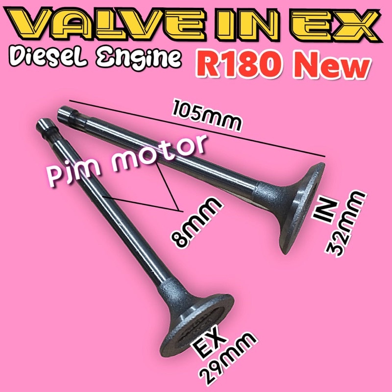 Jual R180 Valve In ex Klep api minyak mesin diesel pengerak 8pk khusus ...