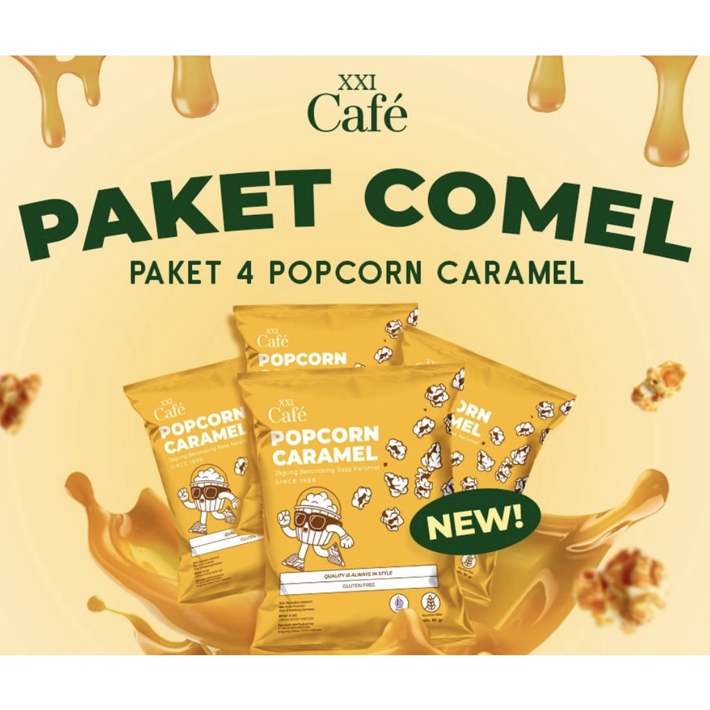 Jual JASTIP POPCORN CARAMEL XXI CINEMA 21 ORIGINAL (READY STOCK) Shopee Indonesia