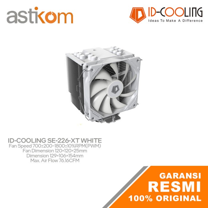Jual CPU Air Cooler ID-Cooling SE-226-XT White | Shopee Indonesia