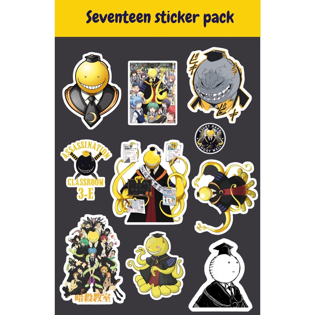 Jual Sticker ASSSASINATION CLASSROOM KORO SENSEI cute aesthetic anime ...