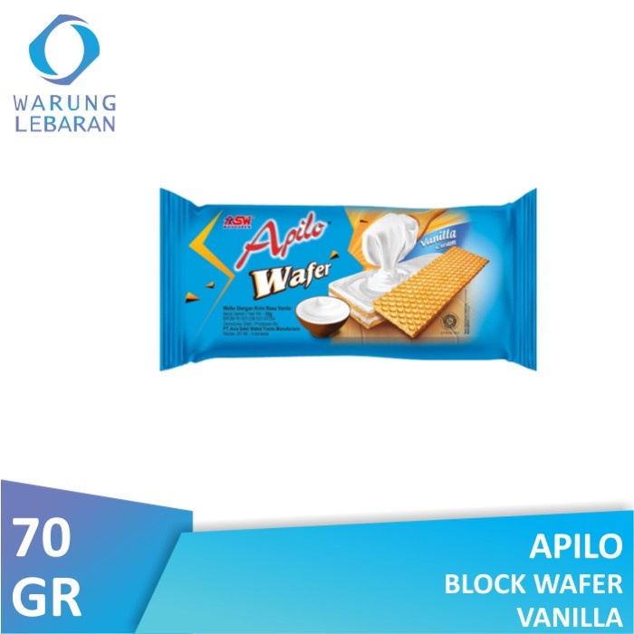 Jual Apilo Block Wafer Vanilla 70gr | Shopee Indonesia