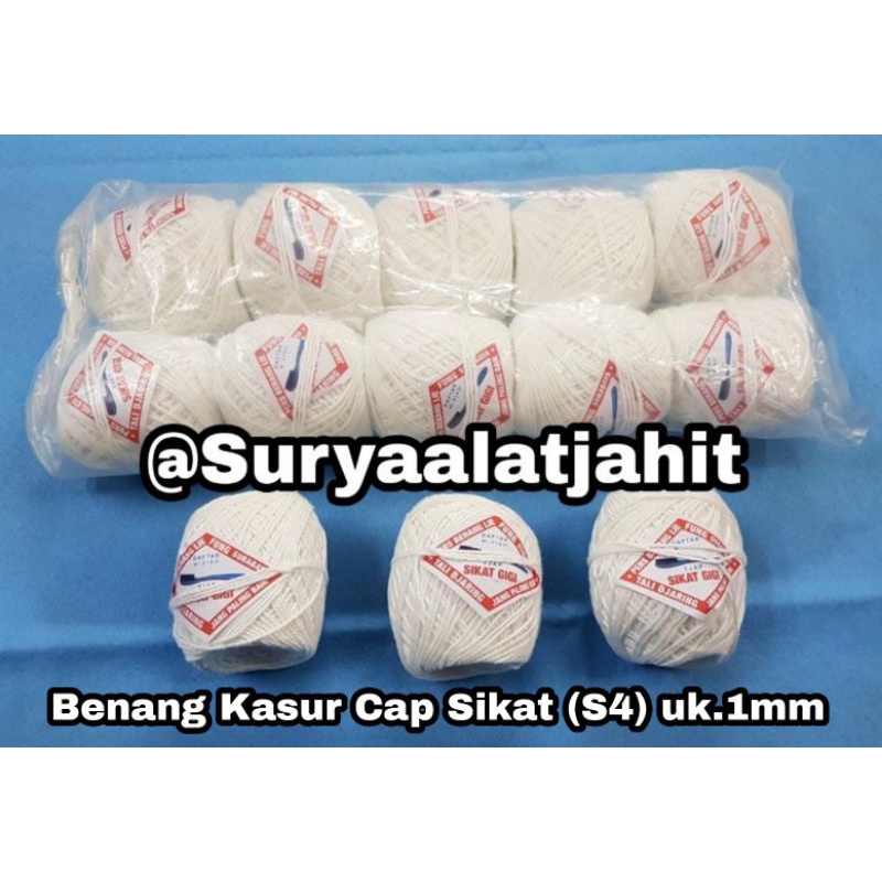 Jual Benang kasur Cap Sikat S4/1mm kcl (1pak+/-400grm) =rp.30.500 ...