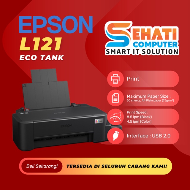 Jual Printer Epson Ecotank L121 Shopee Indonesia 8408