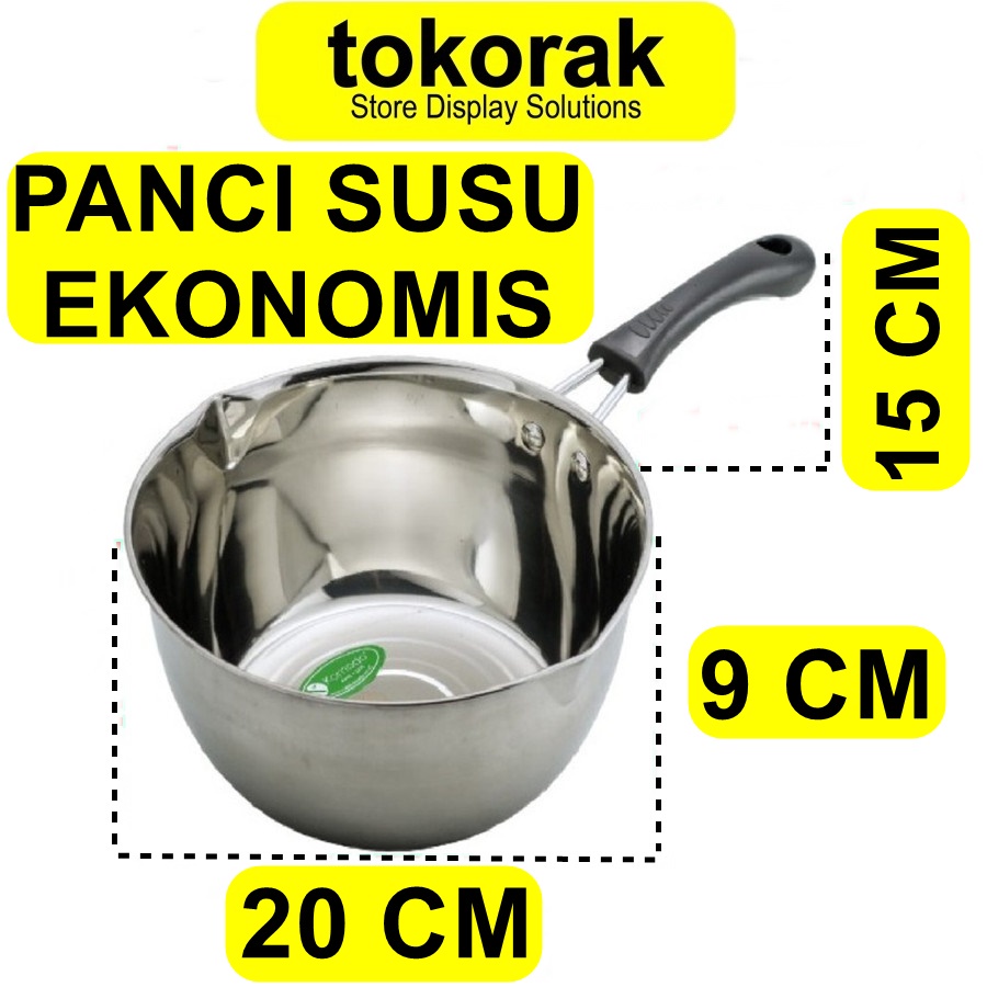 Jual Panci Susu Stainless Steel 20 Cm Komodo Panci Rebus Air