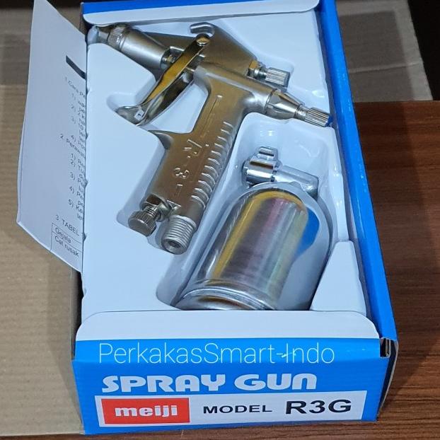 Jual spray gun r3g meiji tabung atas/semprotan cat r3/spit/spet Shopee Indonesia