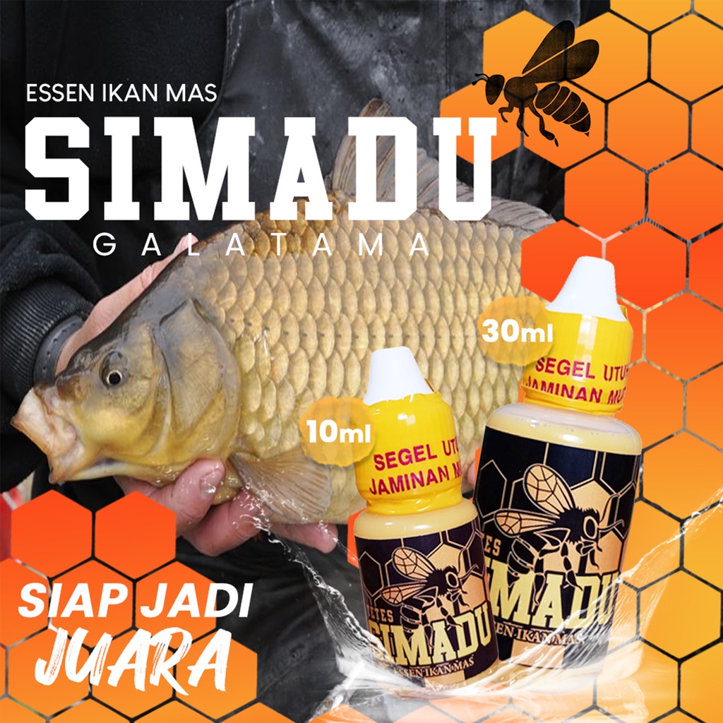 Jual Tetes Simadu Essen Ikan Mas Lomba Galatama Galapung Isi 30ml ...