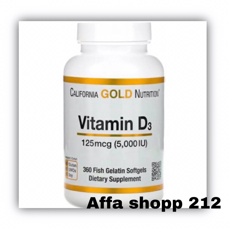 Jual vitamin d3 vit d 3 5000iu 90 softgels california gold nutrition