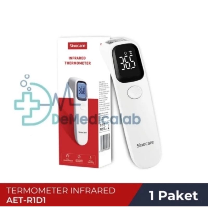 Jual Sinocare Termometer Tembak Infrared AETR1D1 / Thermometer Digital