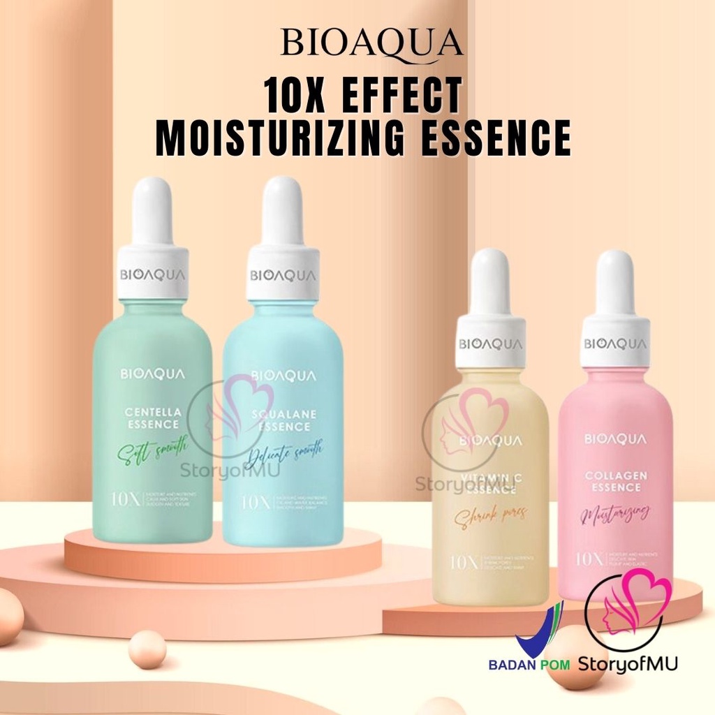 Jual [BPOM] BIOAQUA 10x Effect Moisturizing Essence 30ml 50ml Serum