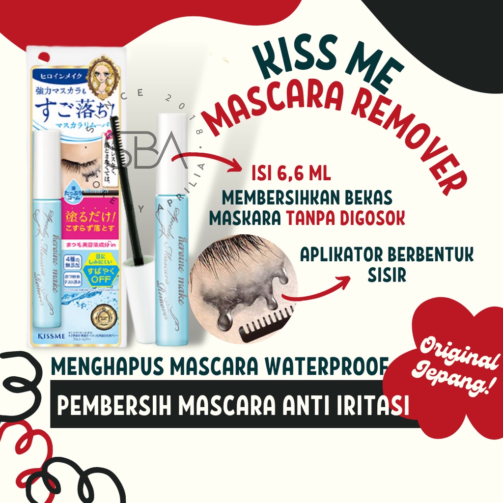Jual Kiss Me Eye Series (Mascara, Eyeliner, Eyelash Serum) Original