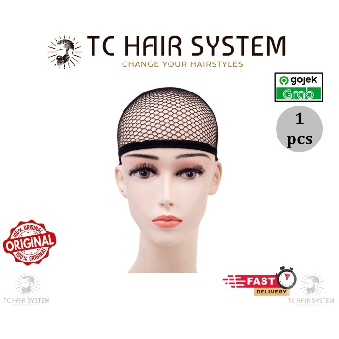 Jual Wig Hair Net Wigcap Mesh Jaring / Weaving cap