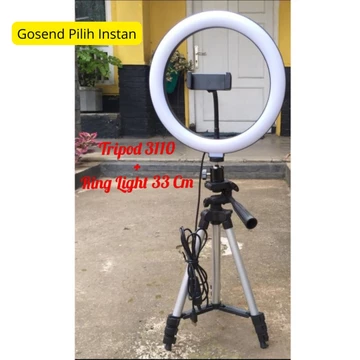Paket Lampu Ringlight Tripod 3130 Paket Lampu Ringlight Tripod 3118 Tripod 16Cm