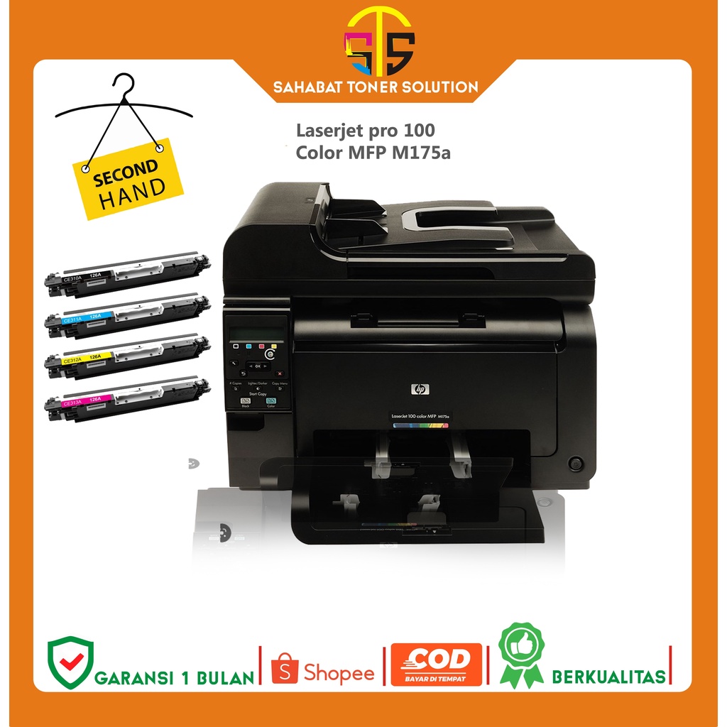 Jual HP Laserjet Color 100 MFP M175A | Shopee Indonesia
