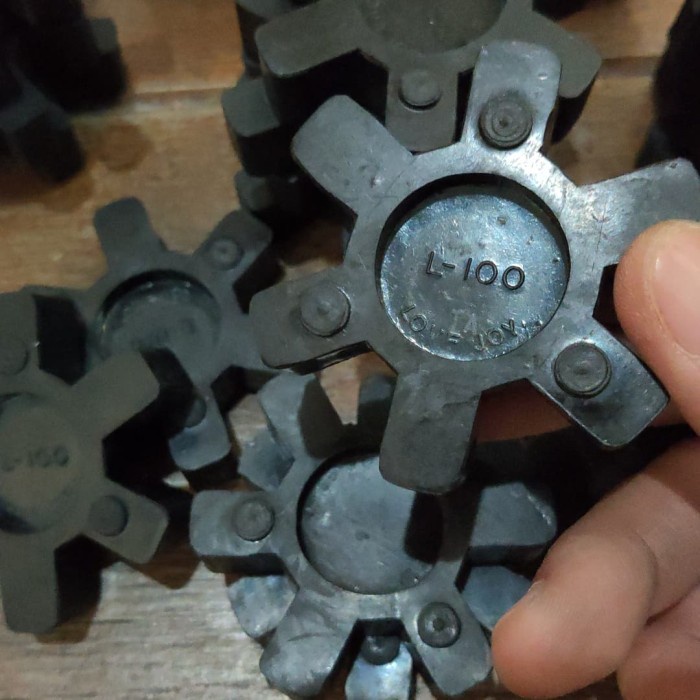 Jual RUBBER coupling L100 Lokal JAW Coupling karet coupling L 100 L099